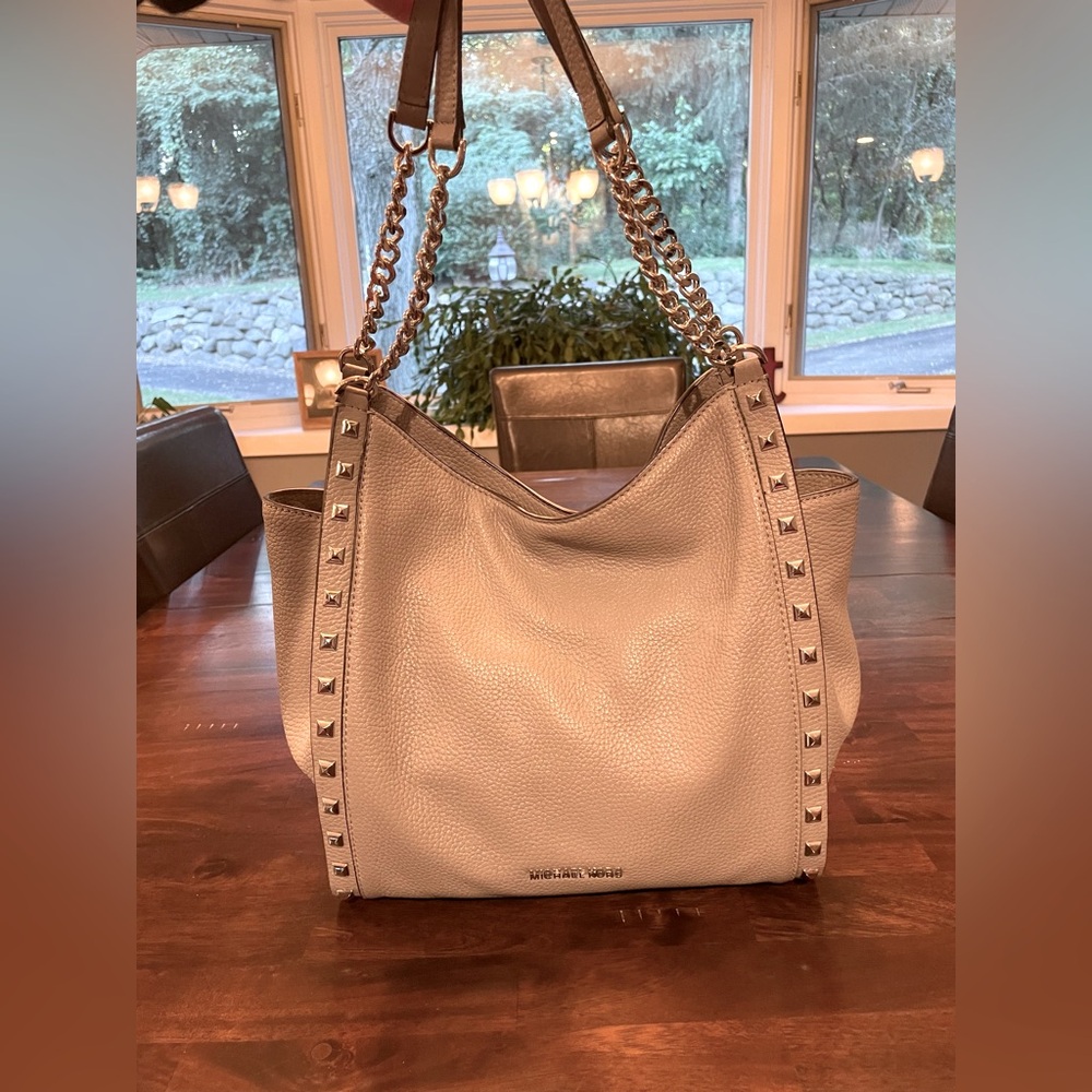 Michael Kors Chain Tote w/ Silver Studs